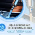 Mini Aspirador Recarregável Portátil - Limpeza Rápida e Eficaz em Qualquer Lugar.